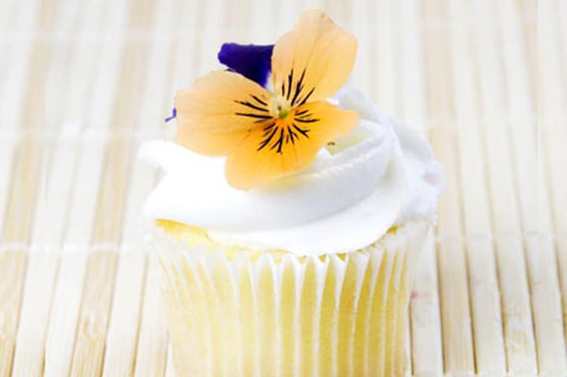 How to use edible flowers for cakes and other bakes