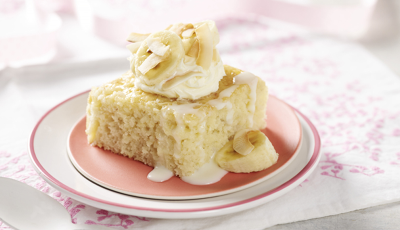 Banana Tres Leche Cake