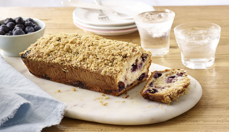 Blueberry Banana Oat Bread