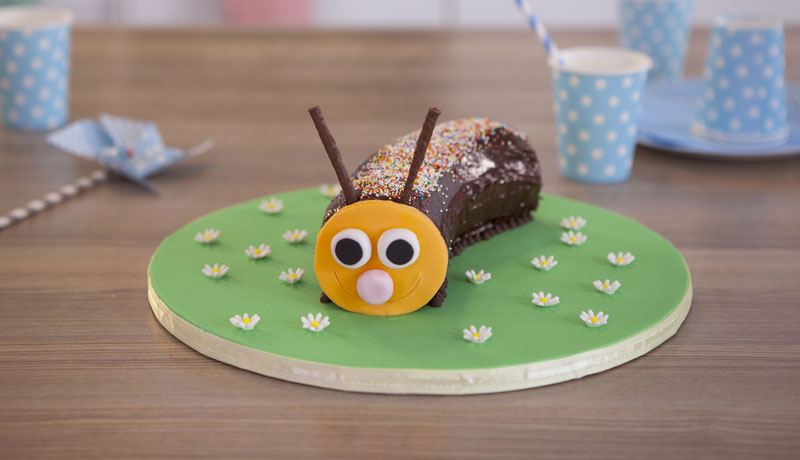 Chocolate Caterpillar Cake