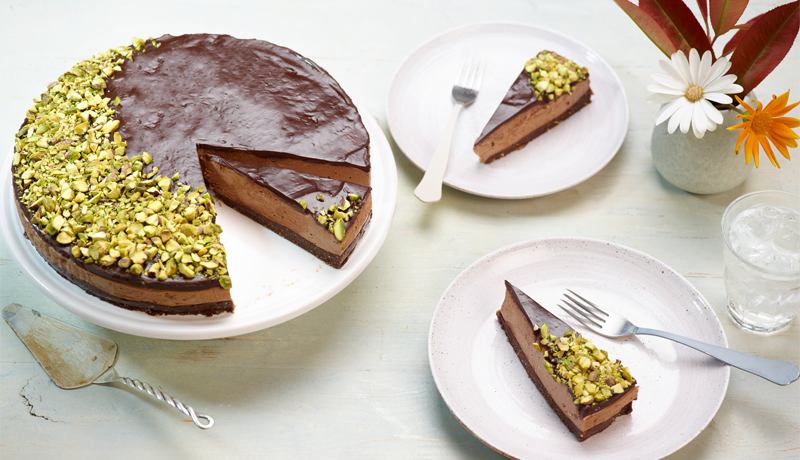 Chocolate & Hazelnut Yogurt Mousse Cake