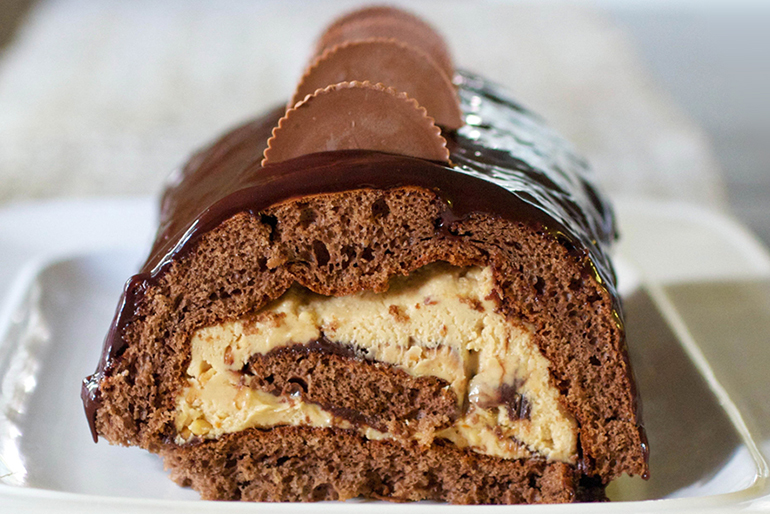 Chocolate Peanut Butter Roll