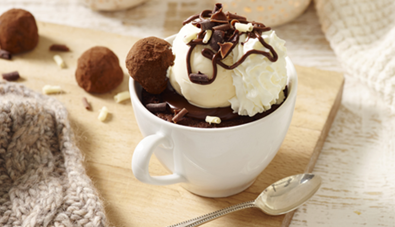 Chocolate Sundae Mug Cake