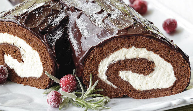 Chocolate Yule Log