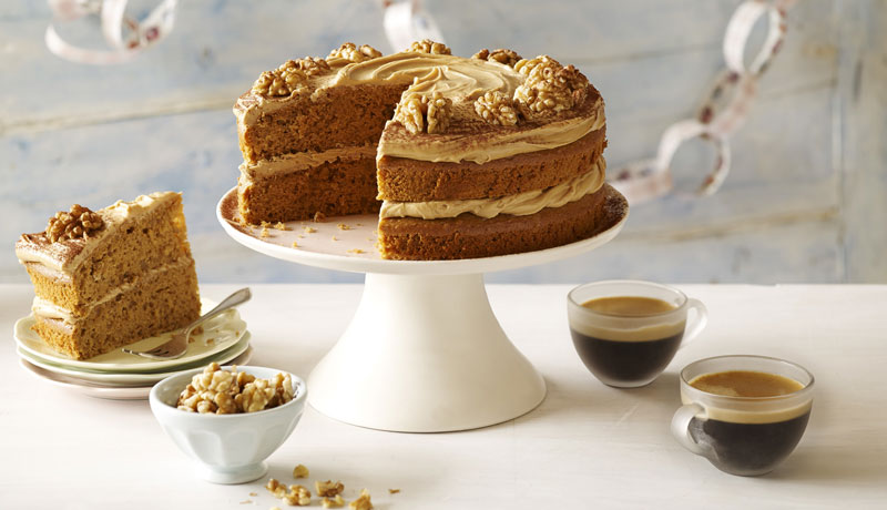 Coffee and Walnut Cake Recipe