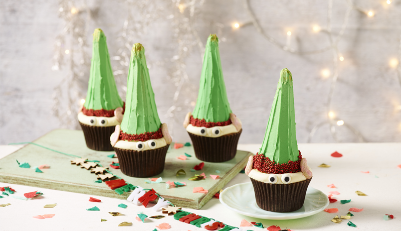 Elf Cupcakes