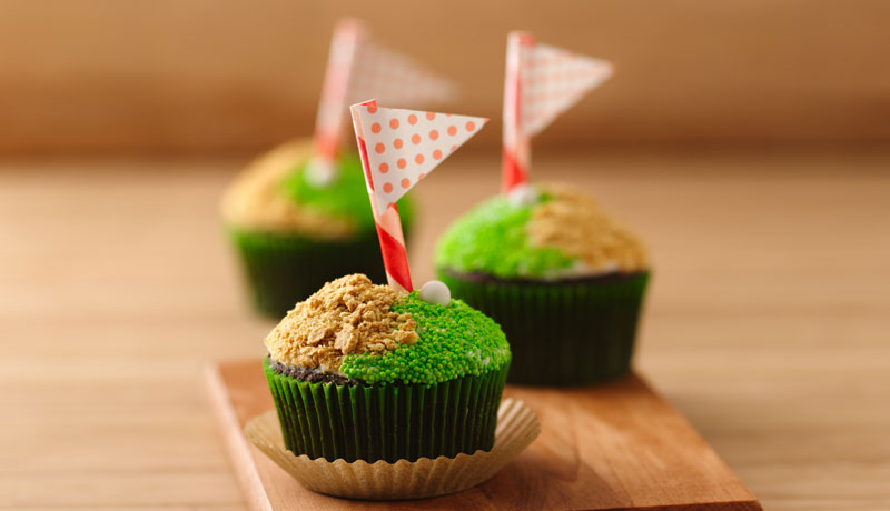 Fathers’ Day Golf Cupcakes