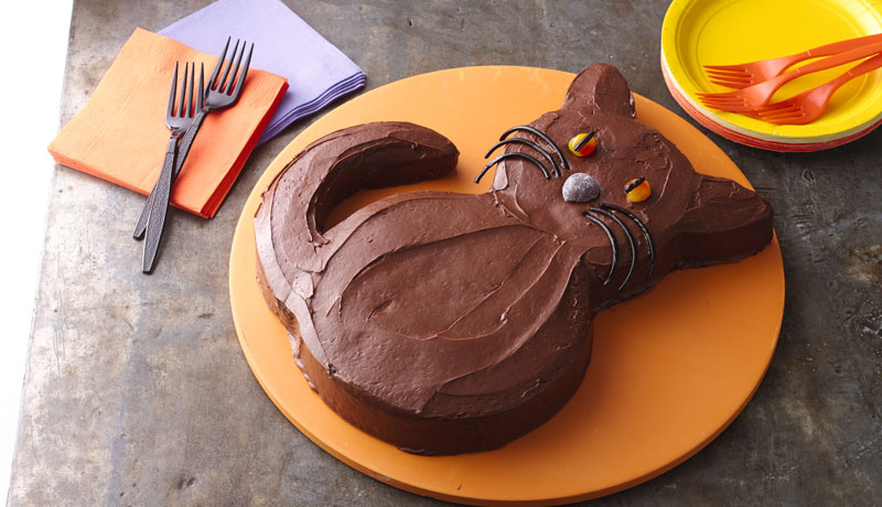 Halloween Cat Cake