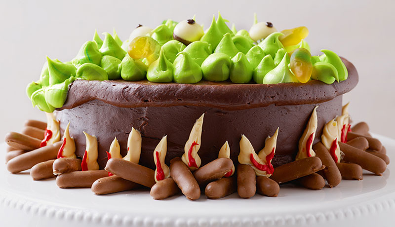 Halloween Cauldron Cake