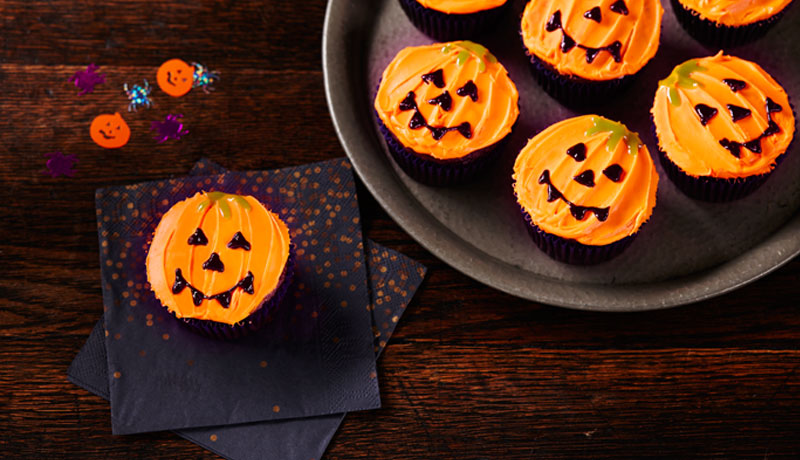 Halloween Pumpkin Cupcakes