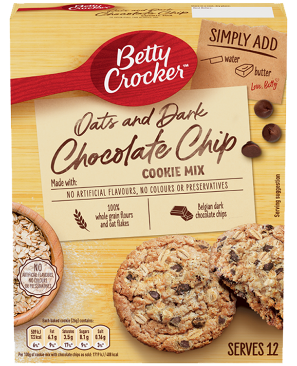 Oats and Dark Chocolate Chip Cookie Mix