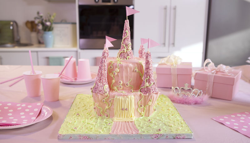 Princess Castle Cake