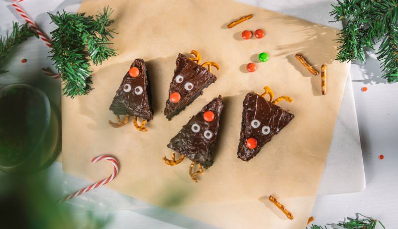 Reindeer Brownies Recipe