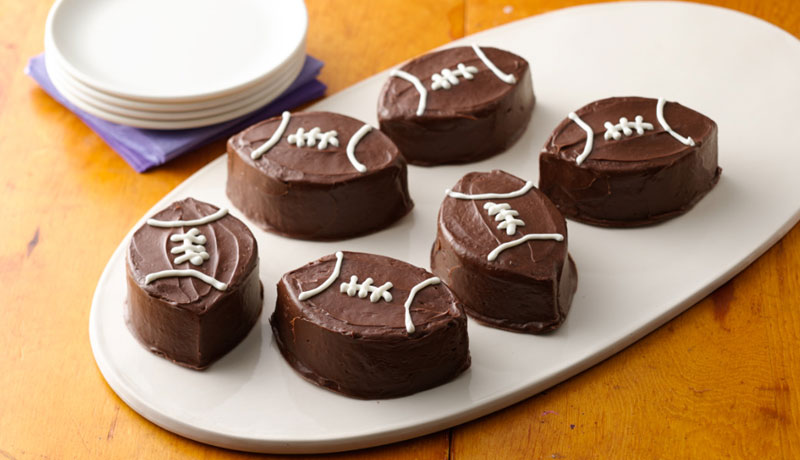 Rugby Ball Brownies Recipe