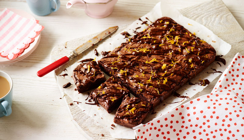 Simple Chocolate Orange Brownie