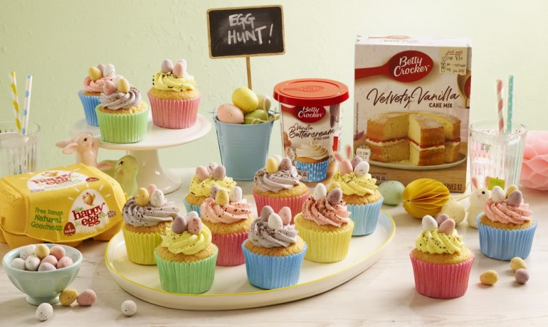 Speckled Mini Egg Cupcakes | Easter Cupcakes | Betty Crocker