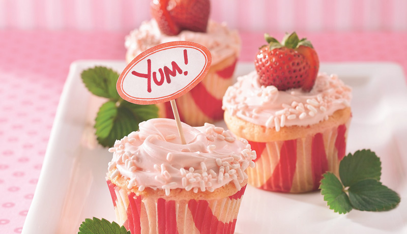 Strawberry Cupcakes