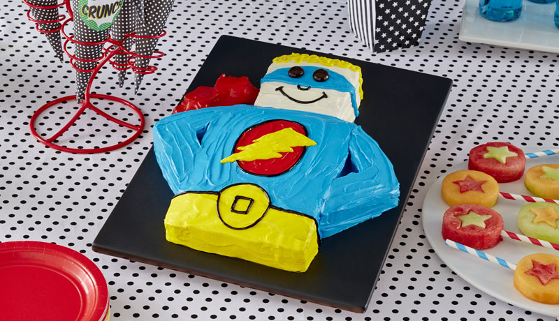 Superhero Birthday Cake