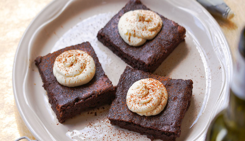 Tiramisu Brownies