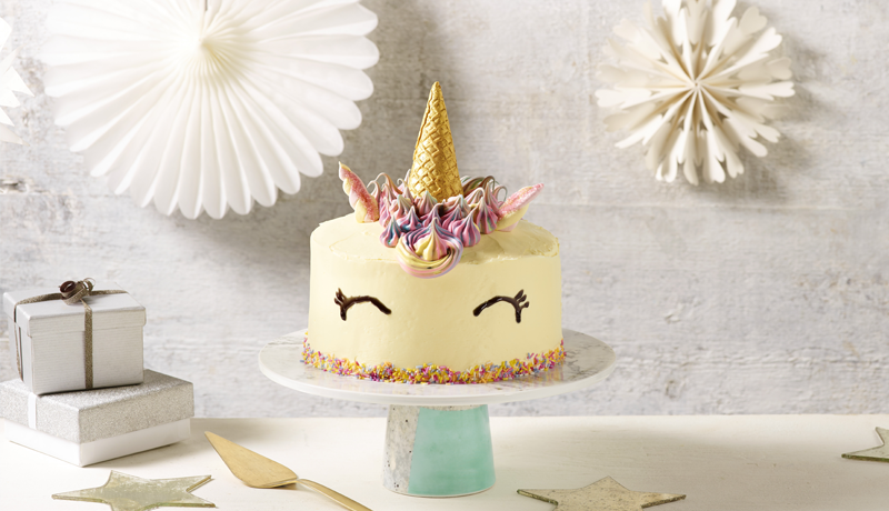 Unicorn Rainbow Cake