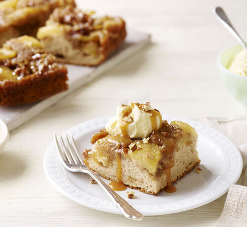 Warm Caramel Apple Cake