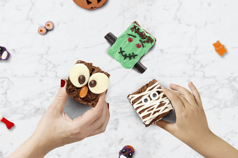 Halloween Brownie Characters recipe