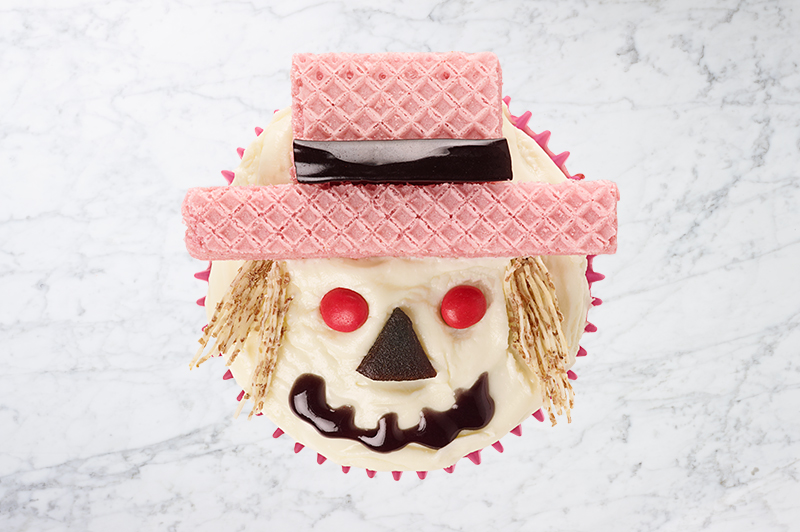 Halloween Scarecrow Cupcakes recipe