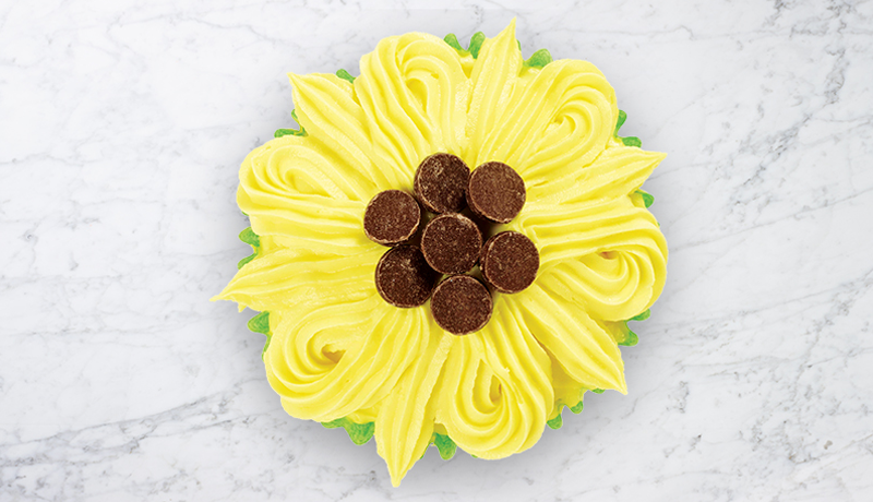 Sunflower cupcake