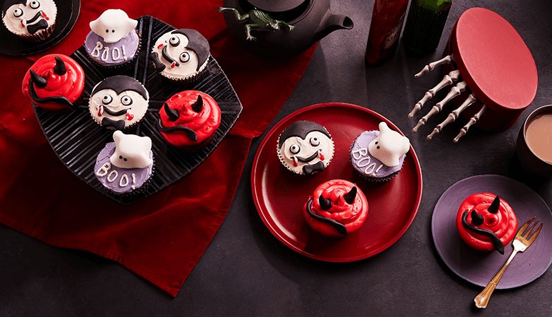 halloween fright night cupcakes