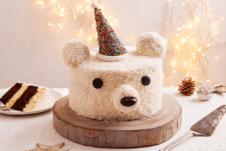 polar bear cake mobile homepage